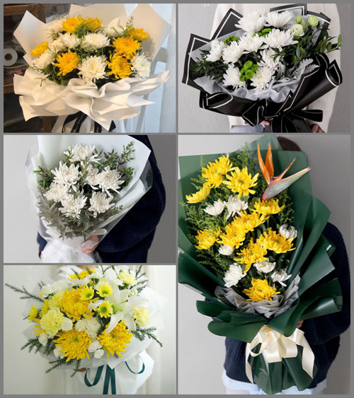 山东青岛即墨市环秀街道后南庄村白事花束代送